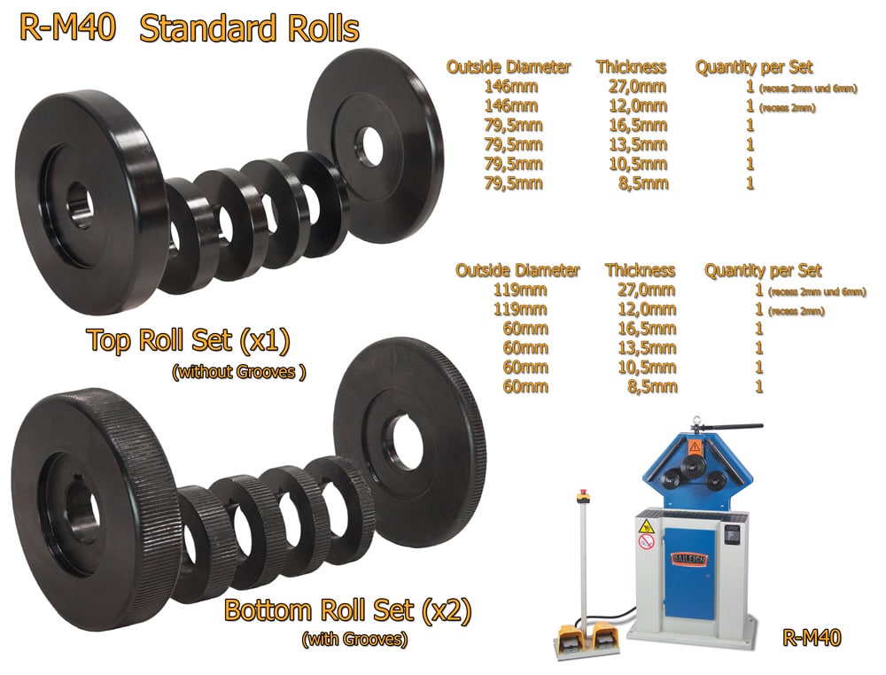 Baileigh R-M40 Manual Roll Bender - image 3