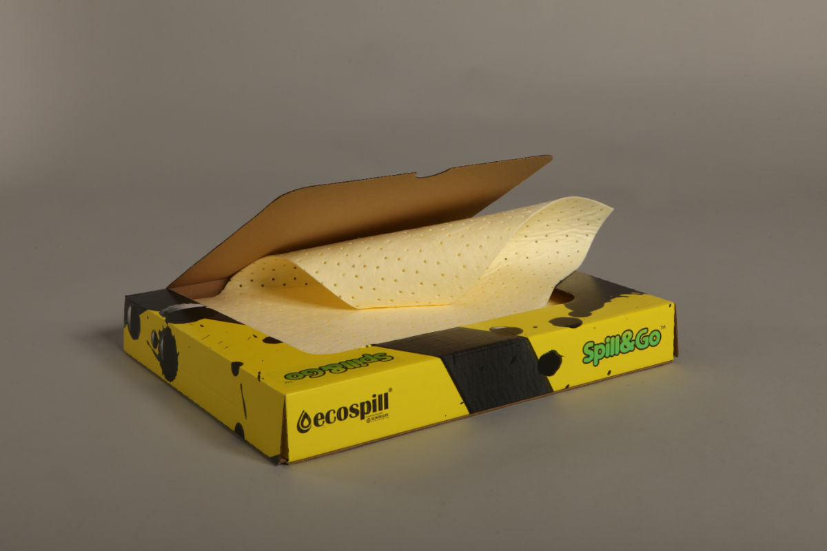 SPILL & GO WALL MOUNTED DISPENSER BOX CHEMICAL