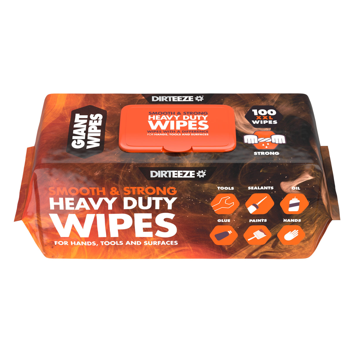 Smooth & Strong Giant Wipes 38cm x 25cm pk of 100