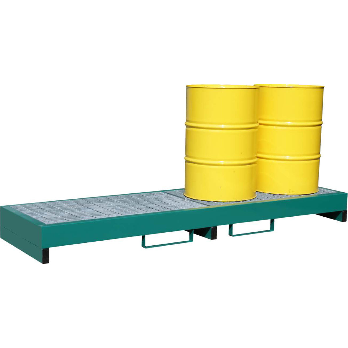 4 x Drum Metal In Line Spill Pallet