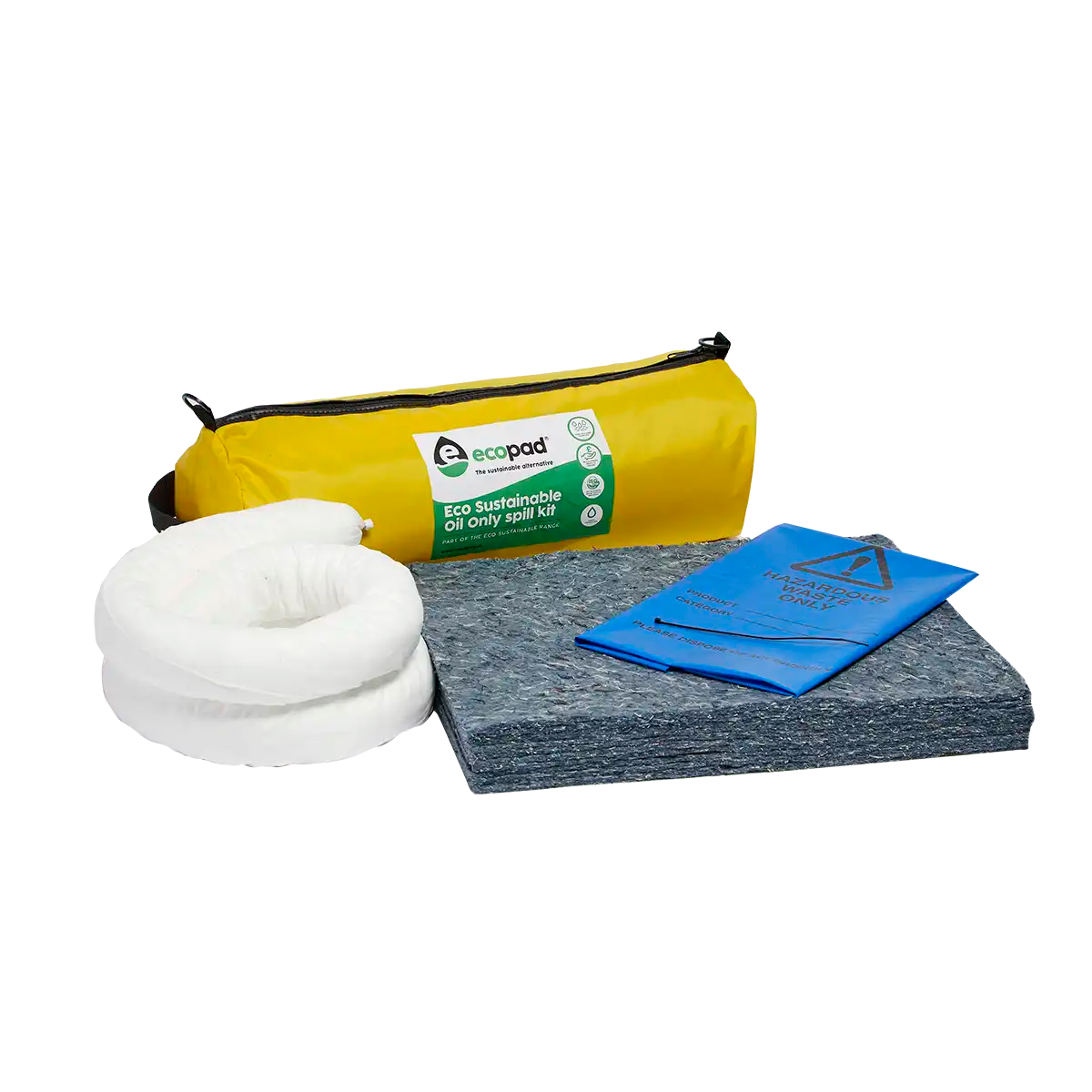 Eco Sustainable 20L Oil Only Spill Response Kit in Vinyl Holdall