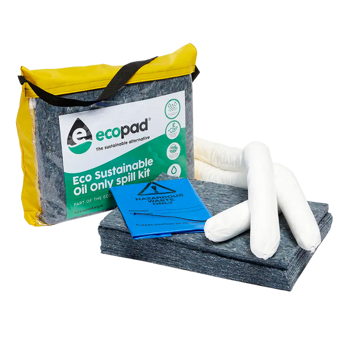 Eco Sustainable 30L Oil Only Spill Kit in Vinyl Holdall