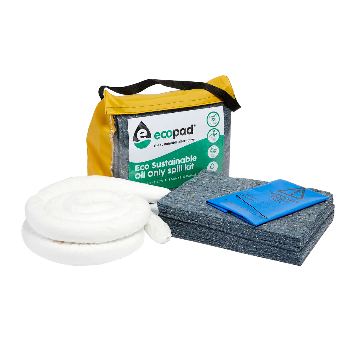 Eco Sustainable 50L Oil Only Spill Response Kit Vinyl Holdall