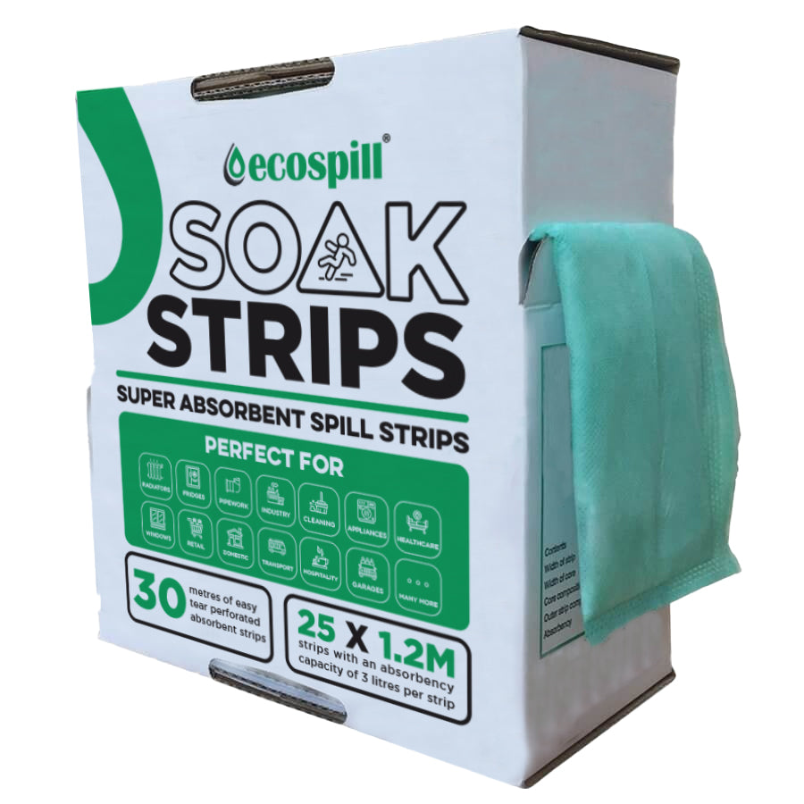 Ecospill Soak Strips Absorbent Spill Strips