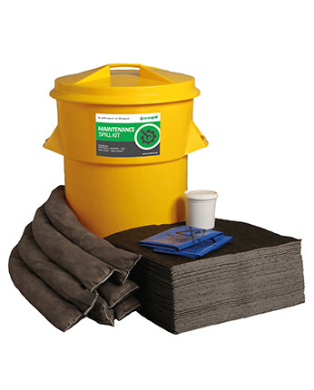 90L Maintenance Spill Kit Circular PE Bin