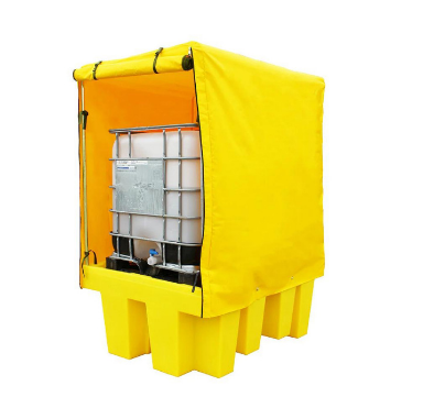 Single IBC soft top Spill Pallet no Grid