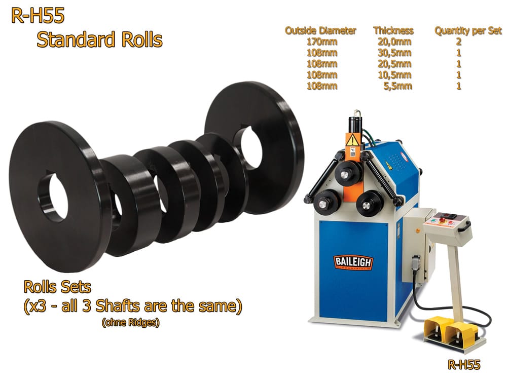 Baileigh R-H55 Hydraulic Roll Bender - image 3